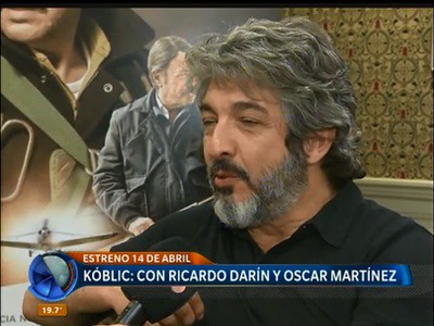 Darín sobre Kóblic: "no fue fácil hacerla"