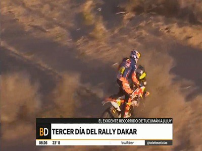 Tercera etapa del Rally Dakar, de Tucumán a Jujuy