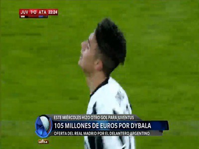 Dybala cumple con la Juve pero lo sigue buscando el Real Madrid