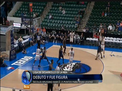 Nicolás Brussino debutó y fue figura en la NBA