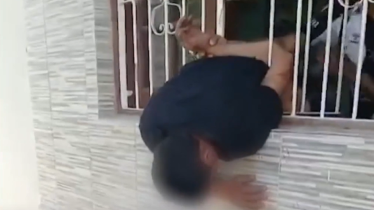 Video: el ladrón, entre rejas