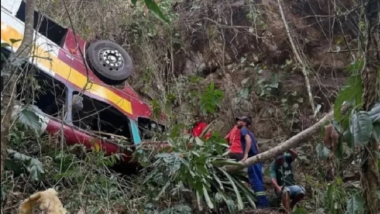 Tragedia en Brasil: al menos 17 muertos al caer un autobús a un precipicio