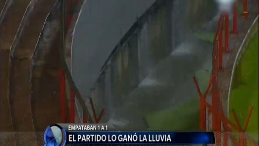 Gimnasia-Racing: el partido lo ganó la lluvia