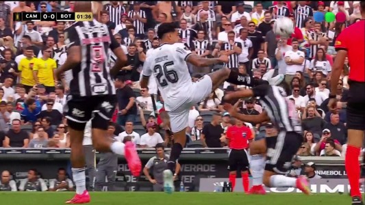 Libertadores: Gregore pegó un planchazo criminal y dejó al Botafogo con uno menos al minuto