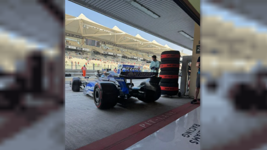 Franco Colapinto no terminó la segunda Práctica Libre del Gran Premio de Abu Dhabi y quedó último