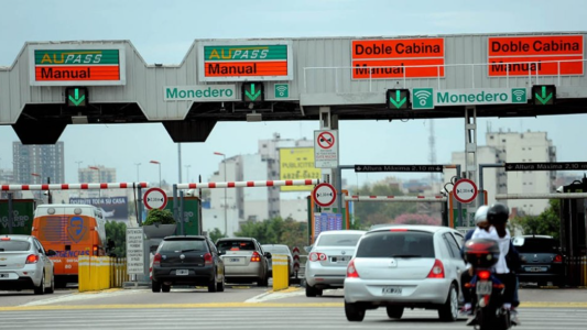 Aumentan los peajes: cuáles son los nuevos valores en rutas nacionales y accesos a CABA