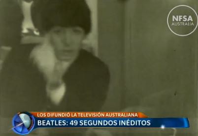 Australia publicó un video inédito de los Beatles