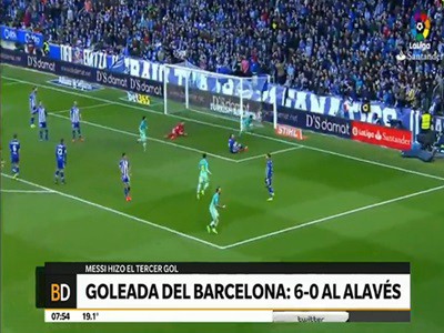 Goleada de Barcelona contra el Alavés: 6 a 0