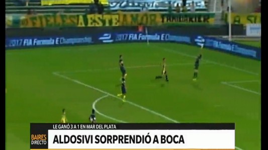 Aldosivi sorprendió a Boca y lo derrotó 3-1