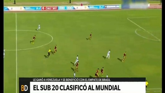 Brasil no pudo con Colombia y Argentina clasificó al Mundial Sub 20