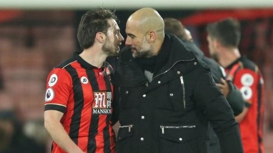 Guardiola se porta como un caballero con un jugador del Bournemouth que perdió a su hijita