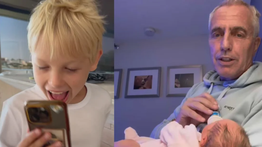 Marley le presentó a Mirko a su hermanita Milenka