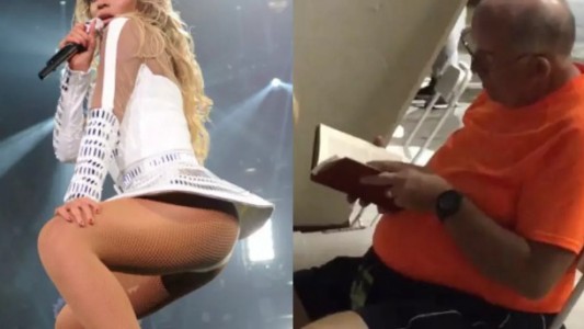 #VideoViral: El hombre que lee un libro en pleno concierto de Beyonce