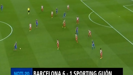 Barcelona 6 - 1 Sporting Gijón