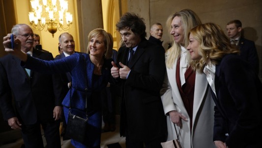 Javier Milei se mostró muy cerca de Giorgia Meloni durante la investidura de Donald Trump