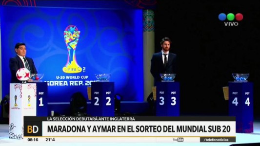 El sorteo del Mundial Sub 20: Argentina quedó en el Grupo A con Inglaterra, Corea del Sur y Guinea