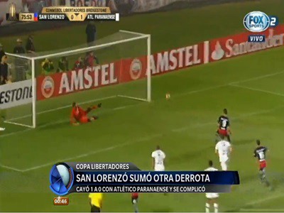 San Lorenzo sumó otra derrota, ahora como local ante el Atlético Paranaense