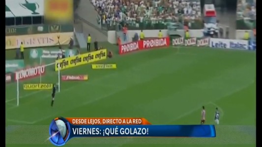 El golazo del viernes, desde lejos