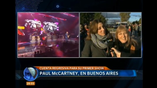 Paul McCartney, en Buenos Aires