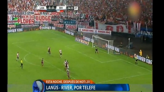 Lanús-River, esta noche por Telefe