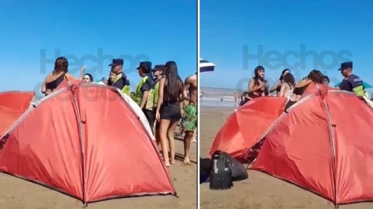 Video: pelea en la playa por el volumen de la música