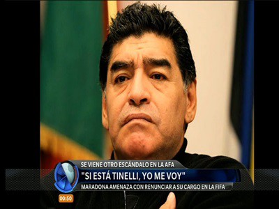 Diego contra Tinelli