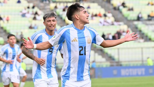 La Selección argentina Sub 20 le ganó a Chile en el inicio del hexagonal final del Sudamericano
