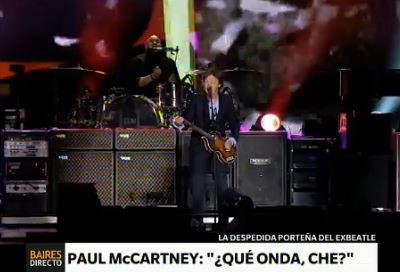 Se despidió Paul McCartney: "¿Qué onda, che?"
