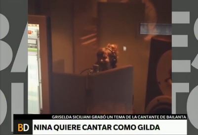Nina quiere cantar como Gilda