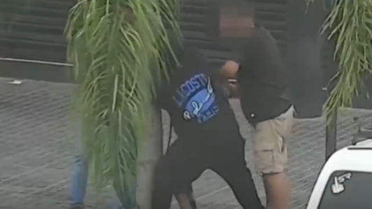 Detención ciudadana: vecinos atraparon a un ladrón y lo ataron a una palmera