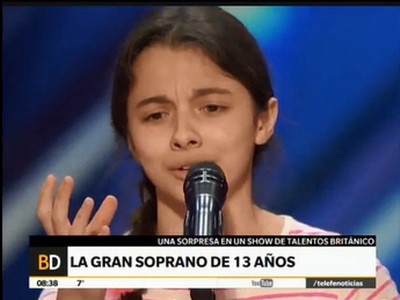 Una soprano de 13 años