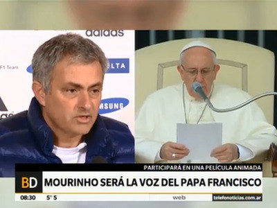Mourinho será la voz del papa Francisco