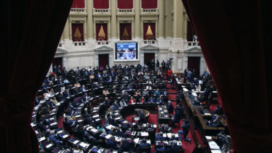 En medio de gritos sesiona la Cámara de Diputados para tratar el DNU sobre el FMI