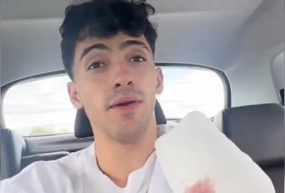 El grave accidente del influencer Gero Arias: qué le pasó