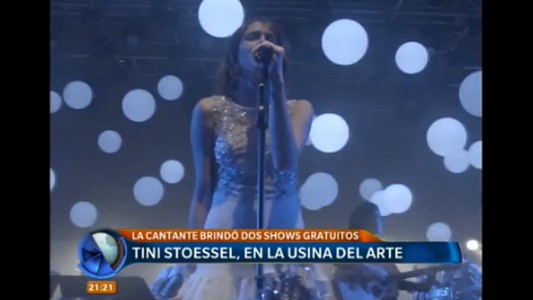 Tini Stoessel, en la Usina del Arte
