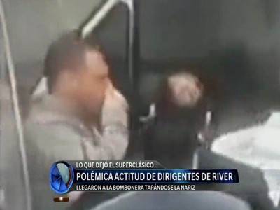 El gesto de los dirigentes de River al llegar a la Boca