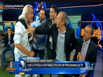 Gatti en la televisión española: un "loco" violento