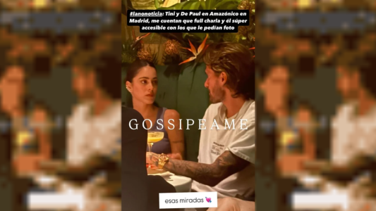 No se esconden más: Tini Stoessel y Rodrigo de Paul disfrutaron de una exquisita cena en Madrid