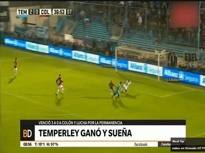 Temperley derrotó a Colón por 3 a 0 y sueña con evitar el descenso