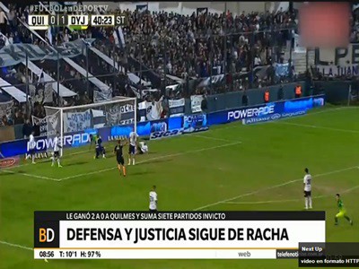 Defensa y Justicia sigue de racha: venció a Quilmes 2 a 0