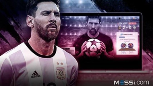 Messi lanza su plataforma digital con una aplicación para seguirlo