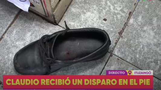 Video: balearon a un verdulero en un asalto