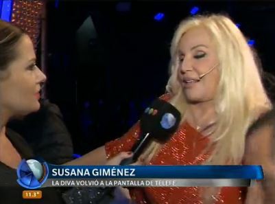 Susana volvió a la pantalla de Telefe