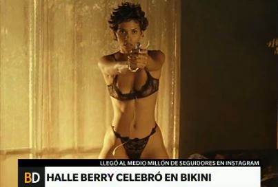 Halle Berry celebra medio millón de seguidores en Instagram con una foto en bikini