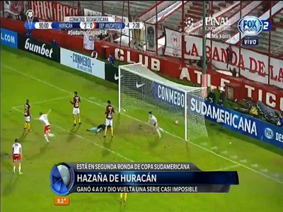 Huracán lo dio vuelta: ganó 4 a 0 a Anzoátegui de Venezuela y pasó de ronda en la Sudamericana
