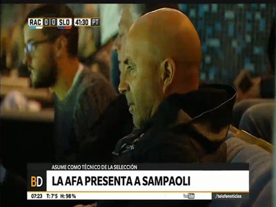 La AFA presenta a Sampaoli como nuevo entrenador del seleccionado