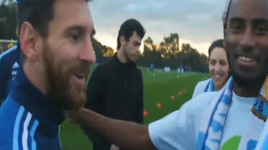 Pausa solidaria de Messi