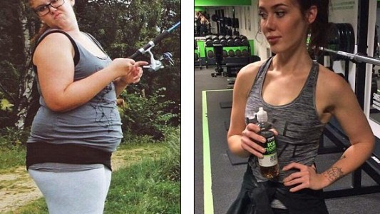 La joven que adelgazó 60 kilos comiendo con una cucharita de té se convirtió en modelo