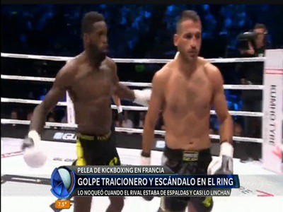 Golpe traicionero y escándalo en el ring