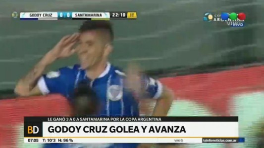 Godoy Cruz eliminó a Santamarina en Sarandí
